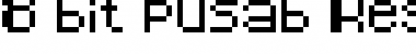 Download 8-bit pusab Font Download 8-bit pusab Font