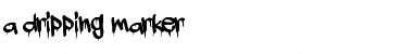Download a dripping marker Font Download a dripping marker Font