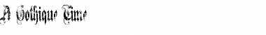 Download A Gothique Time Font Download A Gothique Time Font
