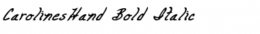 Download CarolinesHand Font Download CarolinesHand Font