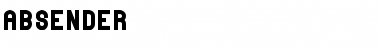 Download absender Font Download absender Font
