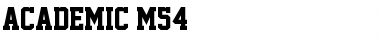 Download Academic M54 Font Download Academic M54 Font