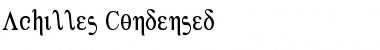 Download Achilles Condensed Font Download Achilles Condensed Font
