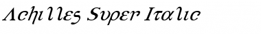Download Achilles Super-Italic Font Download Achilles Super-Italic Font