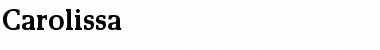 Download Carolissa Font Download Carolissa Font