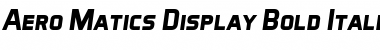 Download Aero Matics Display Font Download Aero Matics Display Font