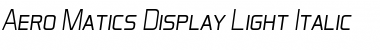 Download Aero Matics Display Light Font Download Aero Matics Display Light Font