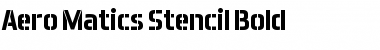 Download Aero Matics Stencil Font Download Aero Matics Stencil Font