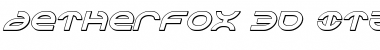 Download Aetherfox 3D Italic Font Download Aetherfox 3D Italic Font