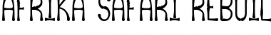 Download Afrika Safari Rebuild St Font Download Afrika Safari Rebuild St Font