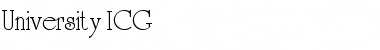 Download University ICG Font Download University ICG Font