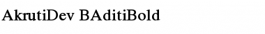 Download AkrutiDev_BAditi Font Download AkrutiDev_BAditi Font