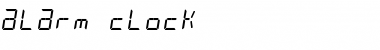 Download alarm clock Font Download alarm clock Font