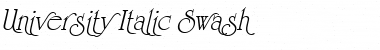 Download University Italic Swash Font Download University Italic Swash Font