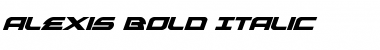 Download Alexis Bold Italic Font Download Alexis Bold Italic Font