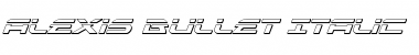 Download Alexis Bullet Italic Font Download Alexis Bullet Italic Font