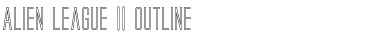 Download Alien League II Outline Font Download Alien League II Outline Font