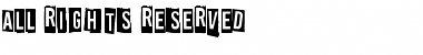 Download All rights reserved Font Download All rights reserved Font