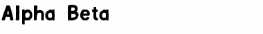 Download Alpha Beta - Demo Font Download Alpha Beta - Demo Font