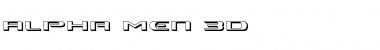 Download Alpha Men 3D Font Download Alpha Men 3D Font