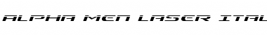 Download Alpha Men Laser Italic Font Download Alpha Men Laser Italic Font
