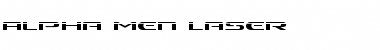 Download Alpha Men Laser Font Download Alpha Men Laser Font