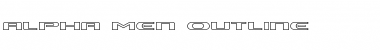Download Alpha Men Outline Font Download Alpha Men Outline Font