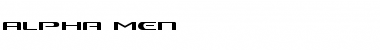 Download Alpha Men Font Download Alpha Men Font