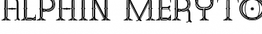 Download Alphin Merytous St Font Download Alphin Merytous St Font