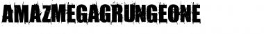 Download AmazMegaGrungeOne Font Download AmazMegaGrungeOne Font