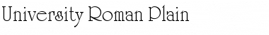 Download University Roman Font Download University Roman Font