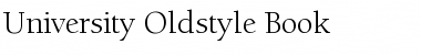 Download University-Oldstyle Font Download University-Oldstyle Font