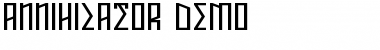 Download ANNIHILATOR Demo Font Download ANNIHILATOR Demo Font
