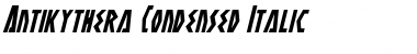 Download Antikythera Condensed Italic Font Download Antikythera Condensed Italic Font