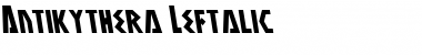 Download Antikythera Leftalic Font Download Antikythera Leftalic Font