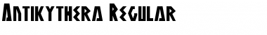 Download Antikythera Font Download Antikythera Font