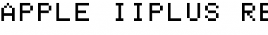 Download Apple II+ Font Download Apple II+ Font