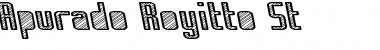 Download Apurado Royitto St Font Download Apurado Royitto St Font