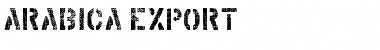 Download Arabica Export Font Download Arabica Export Font