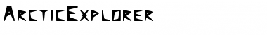 Download ArcticExplorer Font Download ArcticExplorer Font