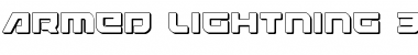Download Armed Lightning 3D Font Download Armed Lightning 3D Font