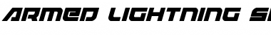 Download Armed Lightning Squared Italic Font Download Armed Lightning Squared Italic Font