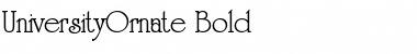 Download UniversityOrnate Font Download UniversityOrnate Font