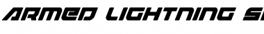 Download Armed Lightning Super-Italic Font Download Armed Lightning Super-Italic Font