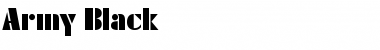 Download Army Black Font Download Army Black Font