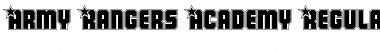 Download Army Rangers Academy Font Download Army Rangers Academy Font
