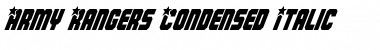 Download Army Rangers Condensed Italic Font Download Army Rangers Condensed Italic Font