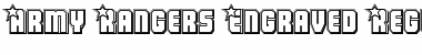 Download Army Rangers Engraved Font Download Army Rangers Engraved Font