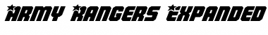 Download Army Rangers Expanded Italic Font Download Army Rangers Expanded Italic Font