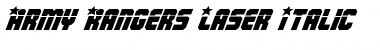 Download Army Rangers Laser Italic Font Download Army Rangers Laser Italic Font